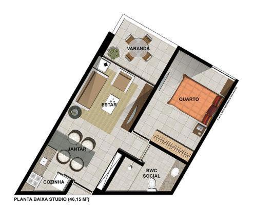 Apartment Flat No Carneiros Tamandare